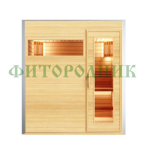 уличная модульная трехместная сауна «comfort» с электрической печью