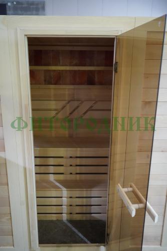 финская сауна трехместная «comfort» с электрической печью