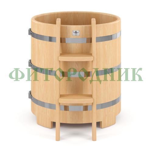 круглая купель «premium» из кедра диаметр 1200 мм высота 1150 мм