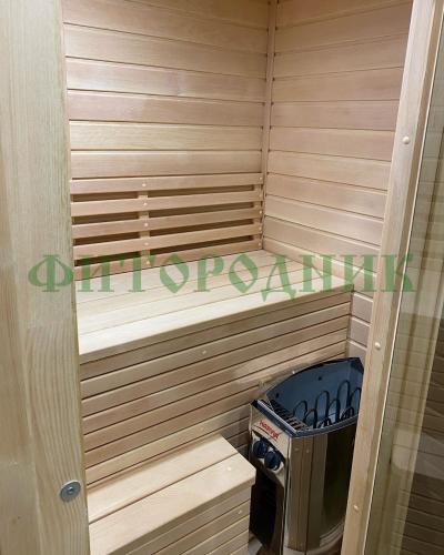 финская сауна трехместная «comfort» с электрической печью