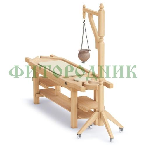 аюрведический массажный стол дхара пати из кедра