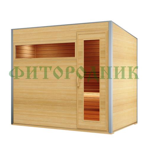 уличная модульная четырехместная сауна «comfort» с электрической печью