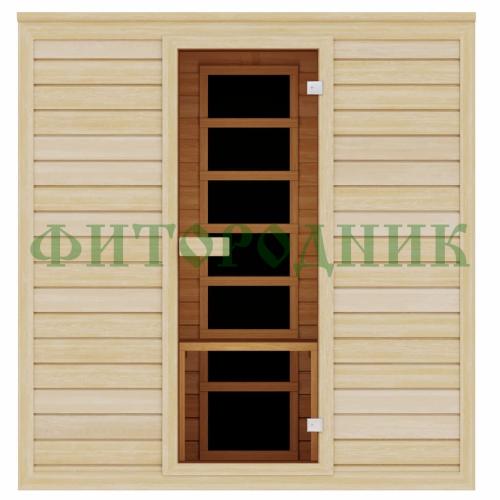 трехместная инфракрасная сауна «comfort» с карбоновыми излучателями