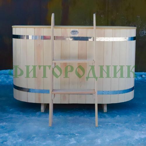 овальная купель «original» с пластиковой вставкой длина 1000 мм ширина 780 мм высота 900 мм