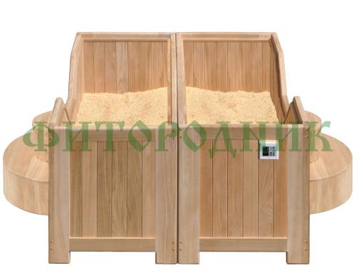 японская баня офуро опилочная и галечная