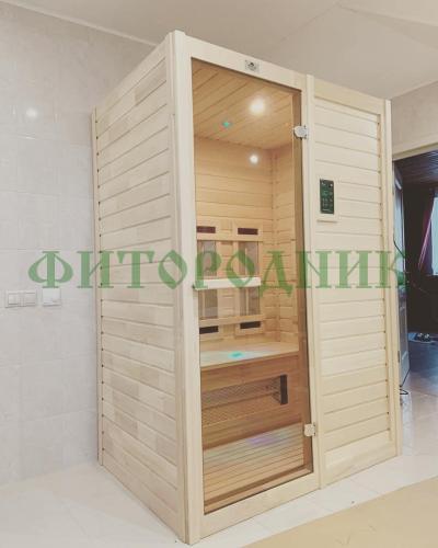 двухместная инфракрасная сауна «comfort» с керамическими излучателями